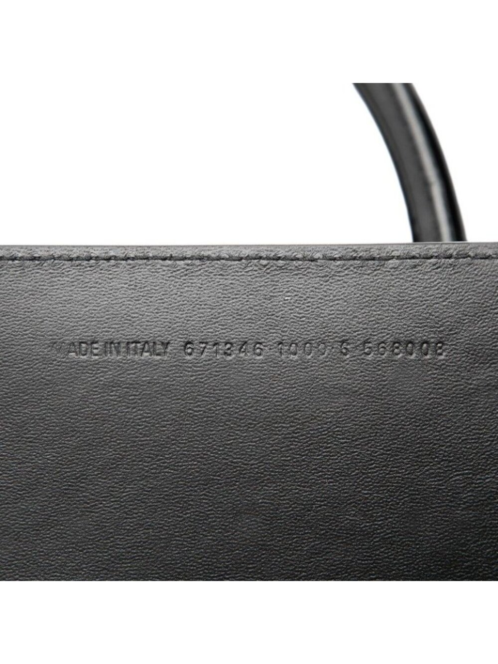 Balenciaga Bistro S Tote Shoulder Bag 2-Way Black Enamel - Picture 6 of 7
